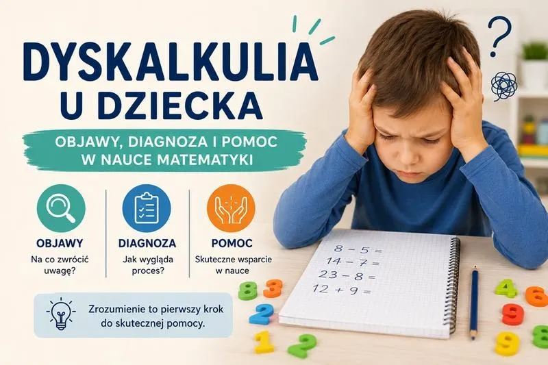 Dyskalkulia – objawy u dziecka i skuteczne sposoby pomocy