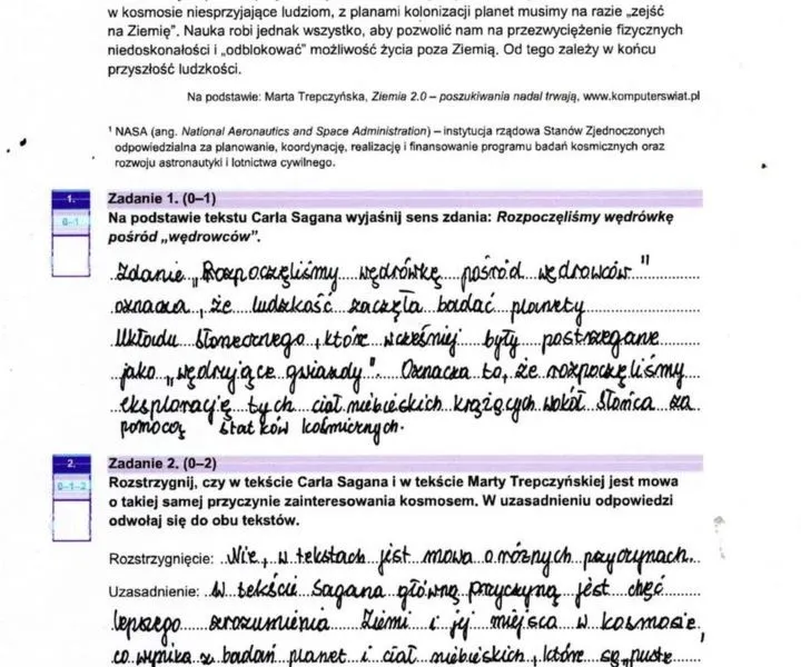 Ile punktów na maturze z polskiego? Progi i punktacja