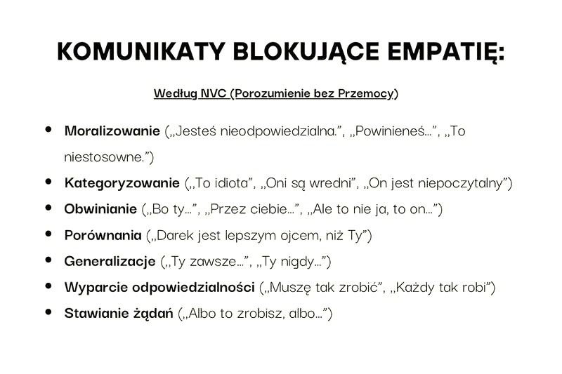 Porozumienie bez przemocy: język, który wzmacnia relacje i ułatwia rozmowę