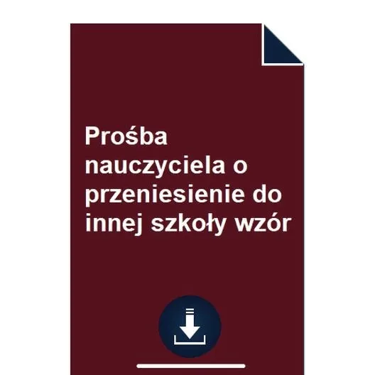 Zmiana szkoły przez nauczyciela – procedura bez błędów krok po kroku