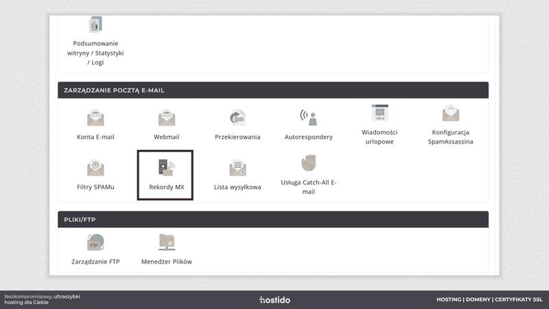 Konfiguracja DNS poczty