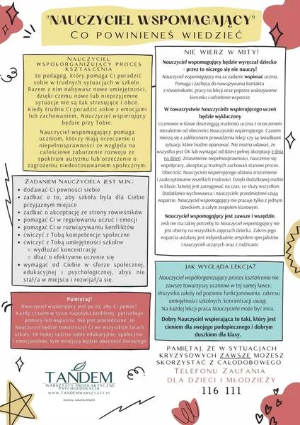 Kwalifikacje nauczyciela współorganizującego