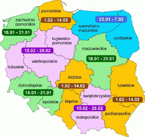 Najlepsze miejsca na ferie