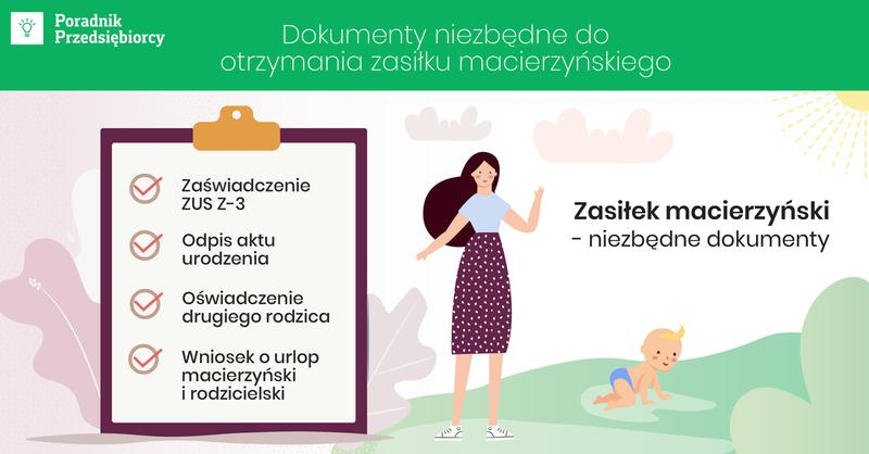 Obliczanie zasiłku macierzyńskiego