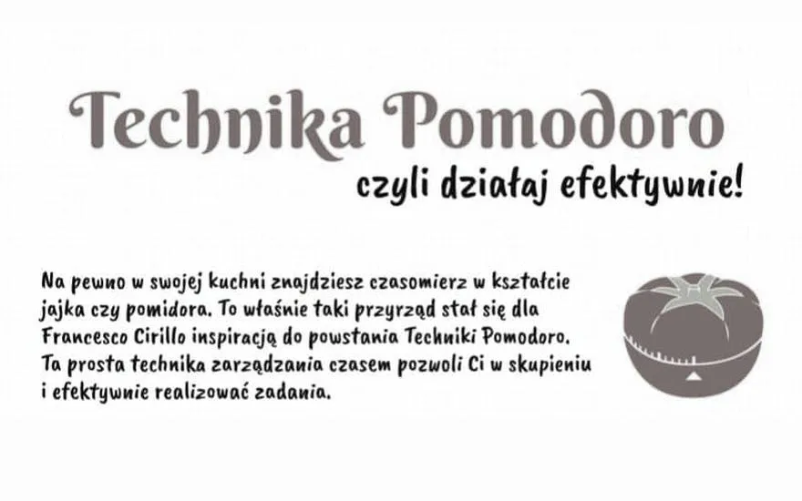 Organizacja czasu w nauce