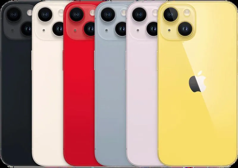 Porównanie iPhone 14 i 16