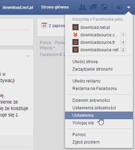 Zmiana e-maila na Facebooku